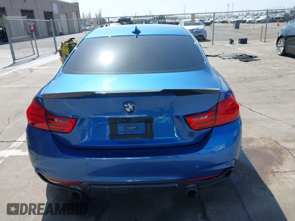 2015 BMW 4 Series 435i with VIN WBA3R1C50FF774588, listed as a IAAI auction lot 42001394 with 96,400 mi miles and . Bid and sale history available at carsss.com. Image 17.