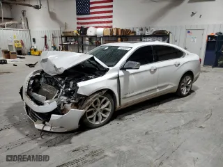 2016 Chevrolet Impala LTZ with VIN 2G1145S37G9153805, listed as a Copart auction lot 44658305 with 114,981 mi miles and Salvage Title. Bid and sale history available at carsss.com. Image 1.