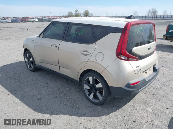 2020 Kia Soul EX with VIN KNDJ33AU5L7073908, listed as a IAAI auction lot 41816282 with 53,002 mi miles. Bid and sale history available at carsss.com. Image 3.