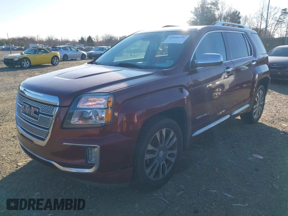 2016 GMC Terrain Denali z VIN 2GKFLVE33G6145329, wystawiony jako IAAI lot #41848576 z przebiegiem 143 379 mil mil oraz . Historia ofert i sprzedaży dostępna na DreamBid. Obrazek 2.
