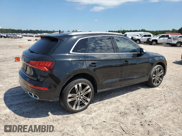 2018 Audi SQ5 Premium Plus with VIN WA1A4AFY8J2008827, listed as a Copart auction lot 70722004 with Not Provided miles and Salvage Title. Bid and sale history available at DreamBid. Image 3.
