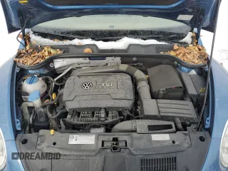 2017 Volkswagen Beetle 1.8T SE with VIN 3VWJ17AT4HM613635, listed as a Copart auction lot 46137025 with 40,494 mi miles and Salvage Title. Bid and sale history available at carsss.com. Image 11.