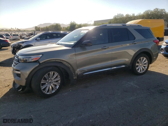 2020 Ford Explorer Limited with VIN 1FMSK7FH5LGB54171, listed as a Copart auction lot 73424144 with 60,801 mi miles and Salvage Title. Bid and sale history available at carsss.com. Image 1.