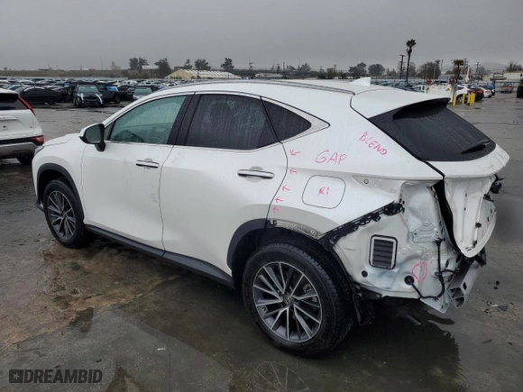 2022 Lexus NX with VIN JTJGKCEZ6N2000238, listed as a Copart auction lot 43789825 with NaN miles and Salvage Title. Bid and sale history available at carsss.com. Image 2.