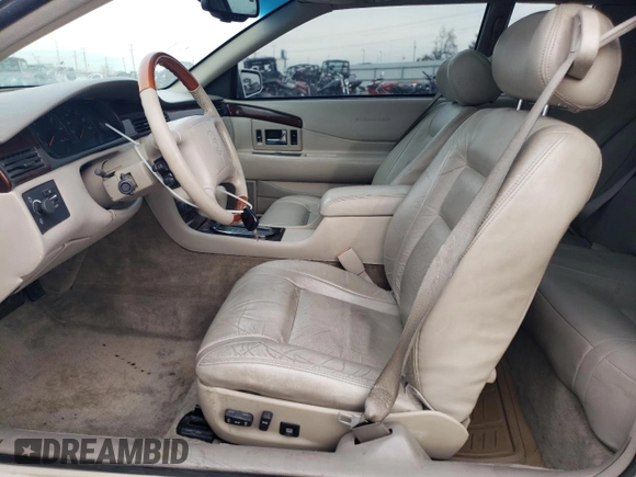 2001 Cadillac Eldorado Touring ETC z VIN 1G6ET12921B103685, wystawiony jako Copart lot #84565144 z przebiegiem 99 265 mil mil oraz Szkoda całkowita • Salvage title. Historia ofert i sprzedaży dostępna na DreamBid. Obrazek 7.