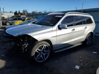 2017 Mercedes-Benz GLS with VIN 4JGDF7DE1HA752998, listed as a Copart auction lot 40617673 with 73,946 mi miles. Bid and sale history available at carsss.com. Image 1.