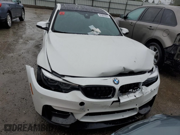 2018 BMW M3 with VIN WBS8M9C56J5J78625, listed as a Copart auction lot 44383863 with 0 mi miles. Bid and sale history available at carsss.com. Image 5.