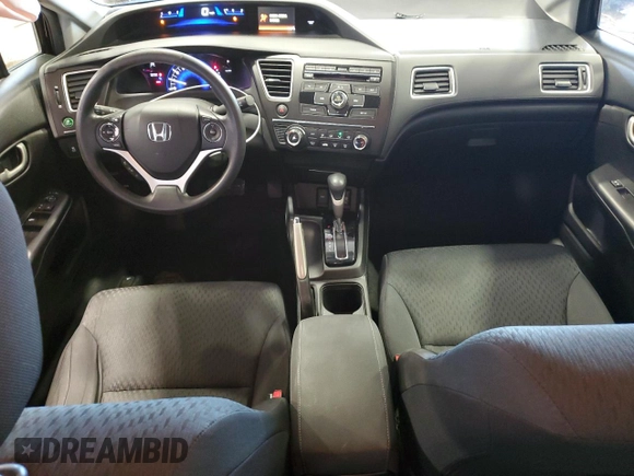 2014 Honda Civic LX with VIN 19XFB2F57EE202917, listed as a Copart auction lot 55391425 with 127,198 mi miles and Salvage Title. Bid and sale history available at carsss.com. Image 8.