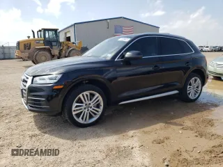 2018 Audi Q5 Premium Plus with VIN WA1BNAFY2J2049973, listed as a Copart auction lot 54420425 with 70,427 mi miles and Salvage title. Bid and sale history available at DreamBid. Image 1.