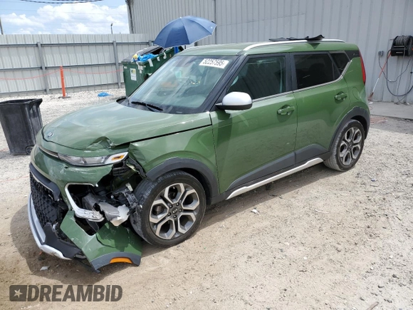 2020 Kia Soul X-Line with VIN KNDJ23AU5L7102486, listed as a Copart auction lot 52257595 with 66,503 mi miles and Non Repairable. Bid and sale history available at carsss.com. Image 1.
