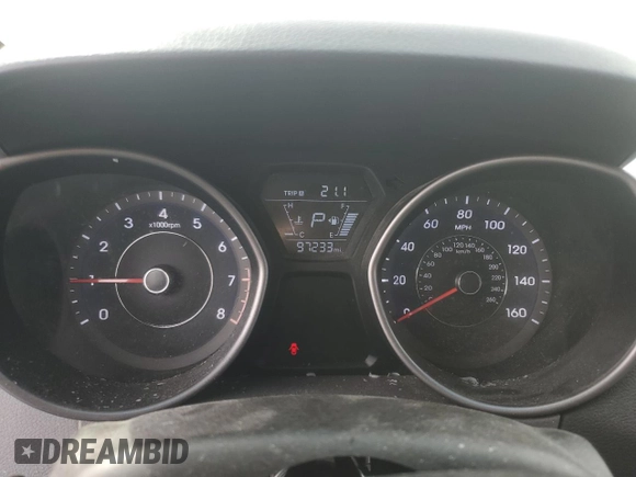 2016 Hyundai Elantra SE with VIN 5NPDH4AE3GH659716, listed as a Copart auction lot 51221755 with 97,233 mi miles and Salvage title. Bid and sale history available at DreamBid. Image 9.