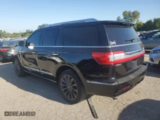 2018 Lincoln Navigator Select with VIN 5LMJJ2JT8JEL12988, listed as a Copart auction lot 75695994 with 125,396 mi miles and Salvage Title. Bid and sale history available at carsss.com. Image 2.