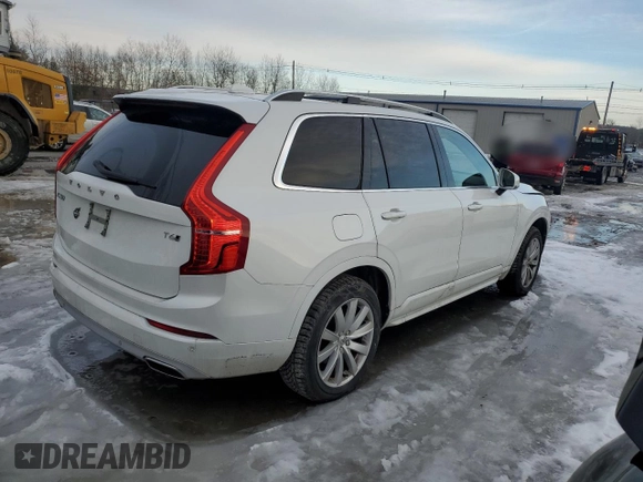 2016 Volvo XC90 T6 Momentum with VIN YV4A22PK5G1078003, listed as a Copart auction lot 42907025 with 75,571 mi miles and Salvage Title. Bid and sale history available at carsss.com. Image 3.