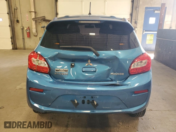 2018 Mitsubishi Mirage ES with VIN ML32A3HJ3JH007020, listed as a Copart auction lot 57400875 with 111,177 mi miles and Salvage title. Bid and sale history available at DreamBid. Image 6.