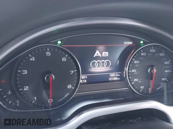 2011 Audi A8 с VIN WAUAVAFD4BN021264, выставлен на аукционе IAAI как лот 41756709 с пробегом 121 390 миль миль и . История ставок и продаж доступна на DreamBid. Изображение 7.