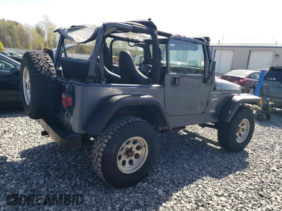 2002 Jeep Wrangler Sport with VIN 1J4FA49S92P715480, listed as a Copart auction lot 55157545 with 153,560 mi miles and Clean Title. Bid and sale history available at carsss.com. Image 3.
