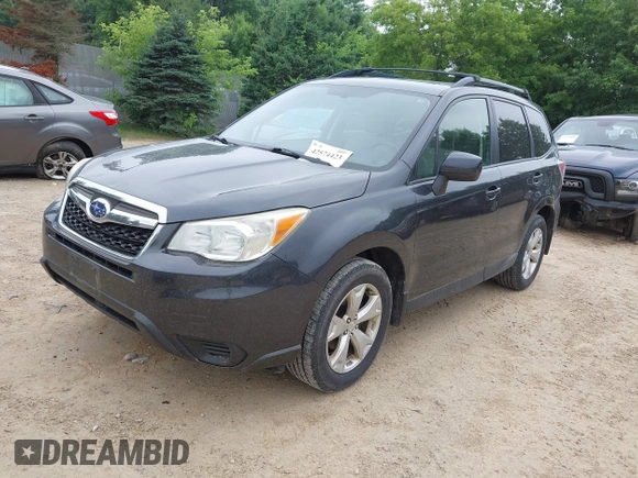 2014 Subaru Forester Premium with VIN JF2SJAECXEH458797, listed as a IAAI auction lot 42574423 with 143,540 mi miles and . Bid and sale history available at DreamBid. Image 18.