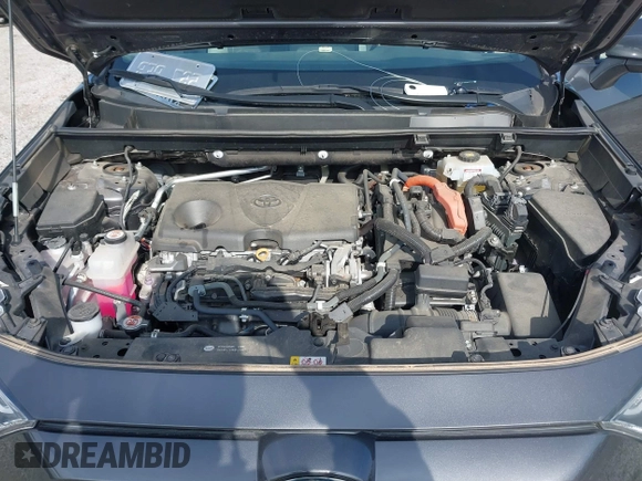 2019 Toyota RAV4 Hybrid XLE with VIN 2T3RWRFV0KW027727, listed as a IAAI auction lot 41881450 with 20,568 mi miles. Bid and sale history available at carsss.com. Image 10.