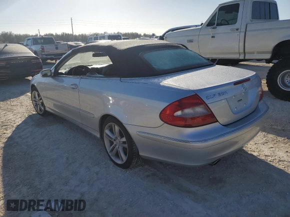 2006 Mercedes-Benz CLK 350 with VIN WDBTK56G96T064715, listed as a Copart auction lot 77665604 with Not Provided miles and Salvage Title. Bid and sale history available at DreamBid. Image 2.