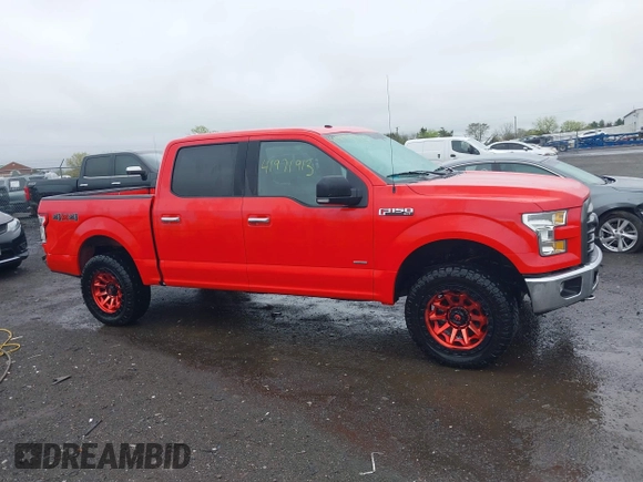 2016 Ford F-150 XLT with VIN 1FTEW1EG8GFA36719, listed as a IAAI auction lot 41971913 with 105,484 mi miles. Bid and sale history available at carsss.com. Image 13.