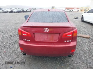 2008 Lexus IS with VIN JTHBK262085061532, listed as a IAAI auction lot 41931577 with 244,834 mi miles. Bid and sale history available at carsss.com. Image 16.
