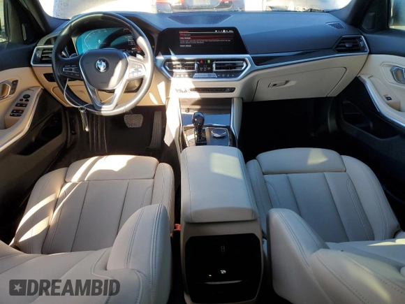 2019 BMW 3 Series 330i with VIN WBA5R1C50KFH09519, listed as a Copart auction lot 46501075 with 75,067 mi miles and Salvage Title. Bid and sale history available at carsss.com. Image 8.