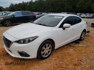 2015 Mazda 3 i Sport with VIN 3MZBM1U75FM165054, listed as a Copart auction lot 88854175 with 183,693 mi miles and Salvage title. Bid and sale history available at DreamBid. Image 1.
