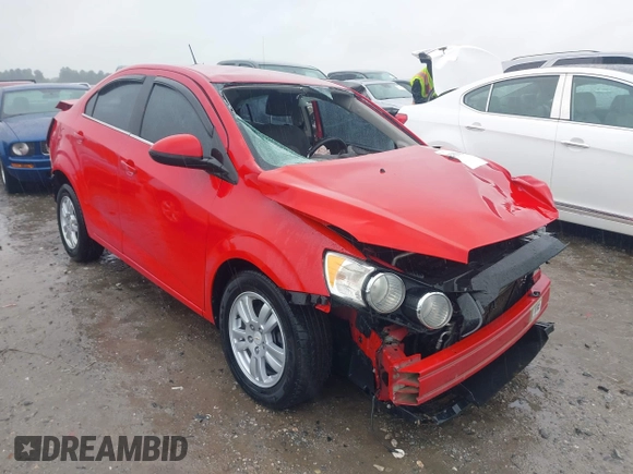 2012 Chevrolet Sonic LT with VIN 1G1JC5SH4C4160545, listed as a IAAI auction lot 42355602 with 181,390 mi miles and . Bid and sale history available at DreamBid. Image 1.
