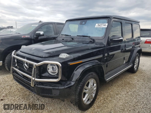 2020 Mercedes-Benz G 550 z VIN W1NYC6BJ1LX348610, wystawiony jako Copart lot #76422744 z przebiegiem 76 479 mil mil oraz Szkody całkowita. Historia ofert i sprzedaży dostępna na DreamBid. Obrazek 1.
