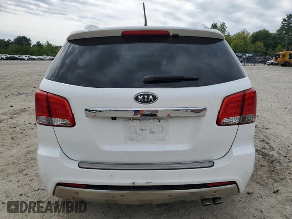 2013 Kia Sorento SX with VIN 5XYKWDA20DG395456, listed as a Copart auction lot 58751035 with 147,850 mi miles and Clean title. Bid and sale history available at DreamBid. Image 6.