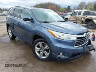 2016 Toyota Highlander Limited with VIN 5TDDKRFHXGS238605, listed as a IAAI auction lot 42035473 with 121,633 mi miles and . Bid and sale history available at DreamBid. Image 1.