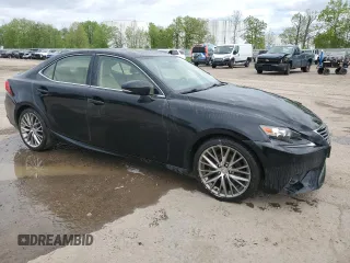2014 Lexus IS 250 with VIN JTHCF1D21E5000577, listed as a Copart auction lot 56683535 with 110,430 mi miles and Salvage title. Bid and sale history available at DreamBid. Image 4.