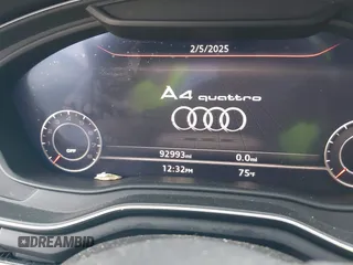 2019 Audi A4 Premium Plus z VIN WAUENAF46KA111721, wystawiony jako IAAI lot #41500022 z przebiegiem 92 993 mil mil oraz . Historia ofert i sprzedaży dostępna na DreamBid. Obrazek 7.