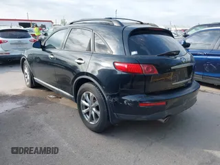 2007 Infiniti FX with VIN JNRAS08U17X100471, listed as a IAAI auction lot 41923196 with Not Provided miles. Bid and sale history available at carsss.com. Image 3.