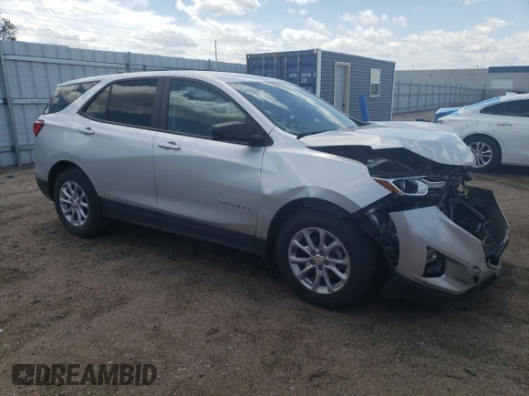 2020 Chevrolet Equinox LS with VIN 3GNAXFEV7LS726479, listed as a Copart auction lot 57984975 with 89,438 mi miles and Salvage title. Bid and sale history available at DreamBid. Image 4.