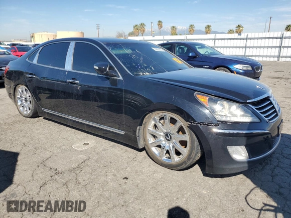 2012 Hyundai Equus Signature z VIN KMHGH4JH7CU045352, wystawiony jako Copart lot #50093055 z przebiegiem 157 338 mil mil oraz Tytuł czysty. Historia ofert i sprzedaży dostępna na DreamBid. Obrazek 4.