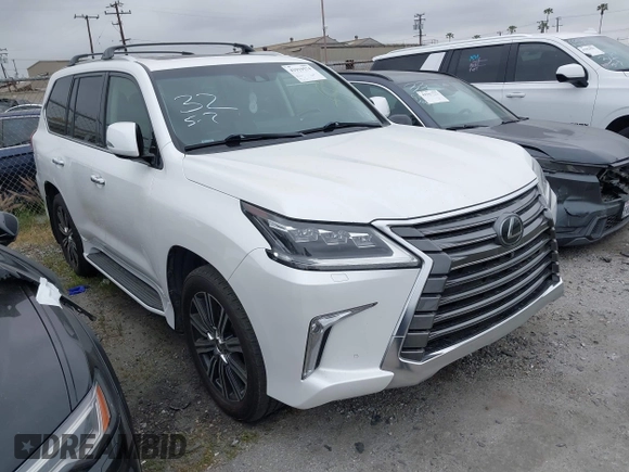 2018 Lexus LX 570 z VIN JTJHY7AX6J4265951, wystawiony jako IAAI lot #41919574 z przebiegiem 59 314 mil mil oraz . Historia ofert i sprzedaży dostępna na DreamBid. Obrazek 1.