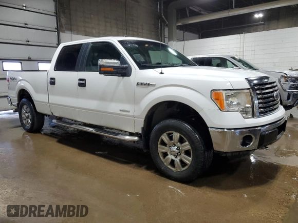 2011 Ford F-150 XLT with VIN 1FTFW1ET7BFC93655, listed as a Copart auction lot 56787545 with 172,479 mi miles and Clean title. Bid and sale history available at DreamBid. Image 4.