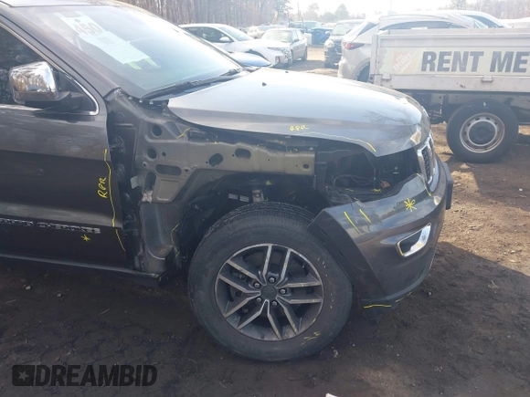 2021 Jeep Grand Cherokee 80th Anniversary with VIN 1C4RJFBG8MC637210, listed as a IAAI auction lot 41629628 with 40,637 mi miles and . Bid and sale history available at DreamBid. Image 6.