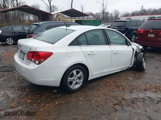 2012 Chevrolet Cruze LT w/1LT with VIN 1G1PF5SC5C7396058, listed as a IAAI auction lot 41067561 with 126,375 mi miles. Bid and sale history available at carsss.com. Image 4.