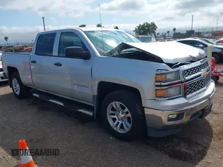 2014 Chevrolet Silverado 1500 LT with VIN 3GCPCREC7EG466217, listed as a IAAI auction lot 42172203 with 131,824 mi miles. Bid and sale history available at carsss.com. Image 1.