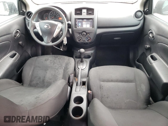 2015 Nissan Versa SV with VIN 3N1CN7AP0FL879386, listed as a Copart auction lot 57964685 with 119,321 mi miles and Salvage title. Bid and sale history available at DreamBid. Image 8.