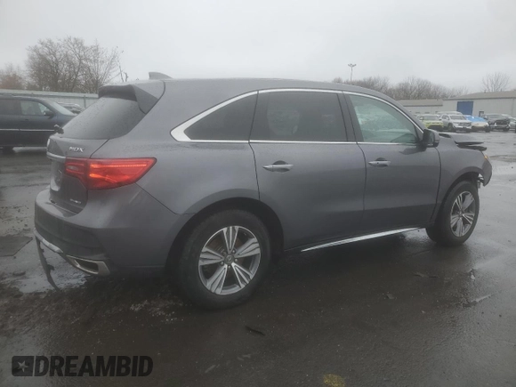2020 Acura MDX with VIN 5J8YD4H32LL029971, listed as a Copart auction lot 43518185 with 0 mi miles and Salvage Title. Bid and sale history available at carsss.com. Image 3.
