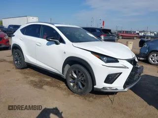 2019 Lexus NX with VIN JTJYARBZ5K2137519, listed as a IAAI auction lot 41465576 with 38,794 mi miles. Bid and sale history available at carsss.com. Image 1.