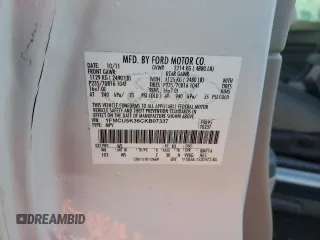 2012 Ford Escape Hybrid with VIN 1FMCU5K36CKB07337, listed as a Copart auction lot 41413785 with Not provided miles and Salvage title. Bid and sale history available at DreamBid. Image 15.