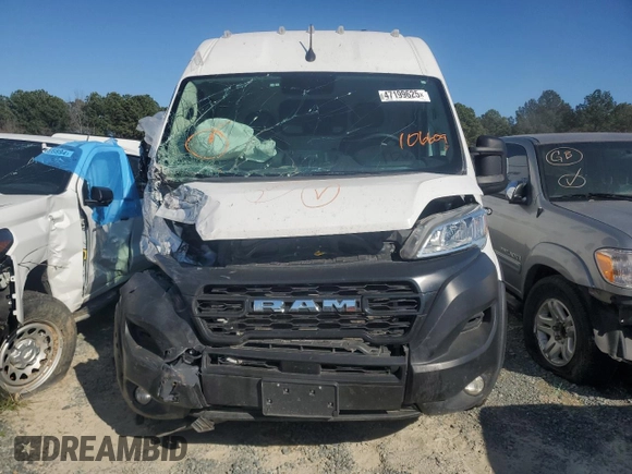 2024 Ram ProMaster Cargo Tradesman with VIN 3C6LRVDG7RE106609, listed as a Copart auction lot 47199625 with 20,792 mi miles and Salvage Title. Bid and sale history available at DreamBid. Image 5.