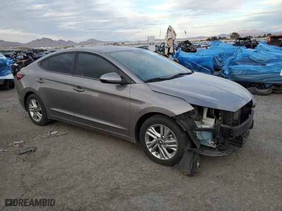 2020 Hyundai Elantra Value Edition with VIN KMHD84LF3LU903642, listed as a Copart auction lot 46331485 with 44,623 mi miles and Salvage Title. Bid and sale history available at carsss.com. Image 4.