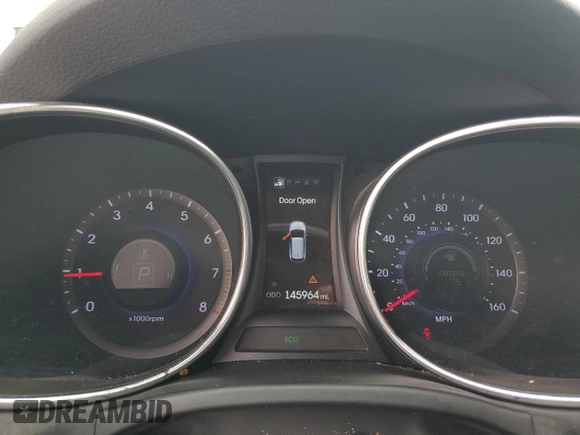 2013 Hyundai Santa Fe Sport z VIN 5XYZWDLA8DG083808, wystawiony jako Copart lot #53886295 z przebiegiem 145 964 mil mil oraz Czysty tytuł • Clean title. Historia ofert i sprzedaży dostępna na DreamBid. Obrazek 9.