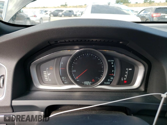 2015 Volvo V60 T5 Drive-E Premier with VIN YV140MEK9F1245251, listed as a Copart auction lot 71256553 with 77,815 mi miles. Bid and sale history available at carsss.com. Image 9.