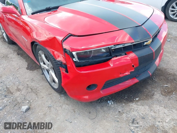 2015 Chevrolet Camaro LT z VIN 2G1FF3D36F9198136, wystawiony jako IAAI lot #42235576 z przebiegiem 168 611 mil mil oraz . Historia ofert i sprzedaży dostępna na DreamBid. Obrazek 6.